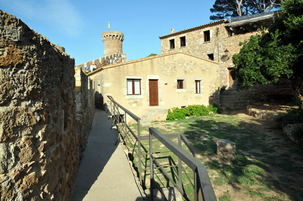 Castillo de Tossa de Mar　お城の中